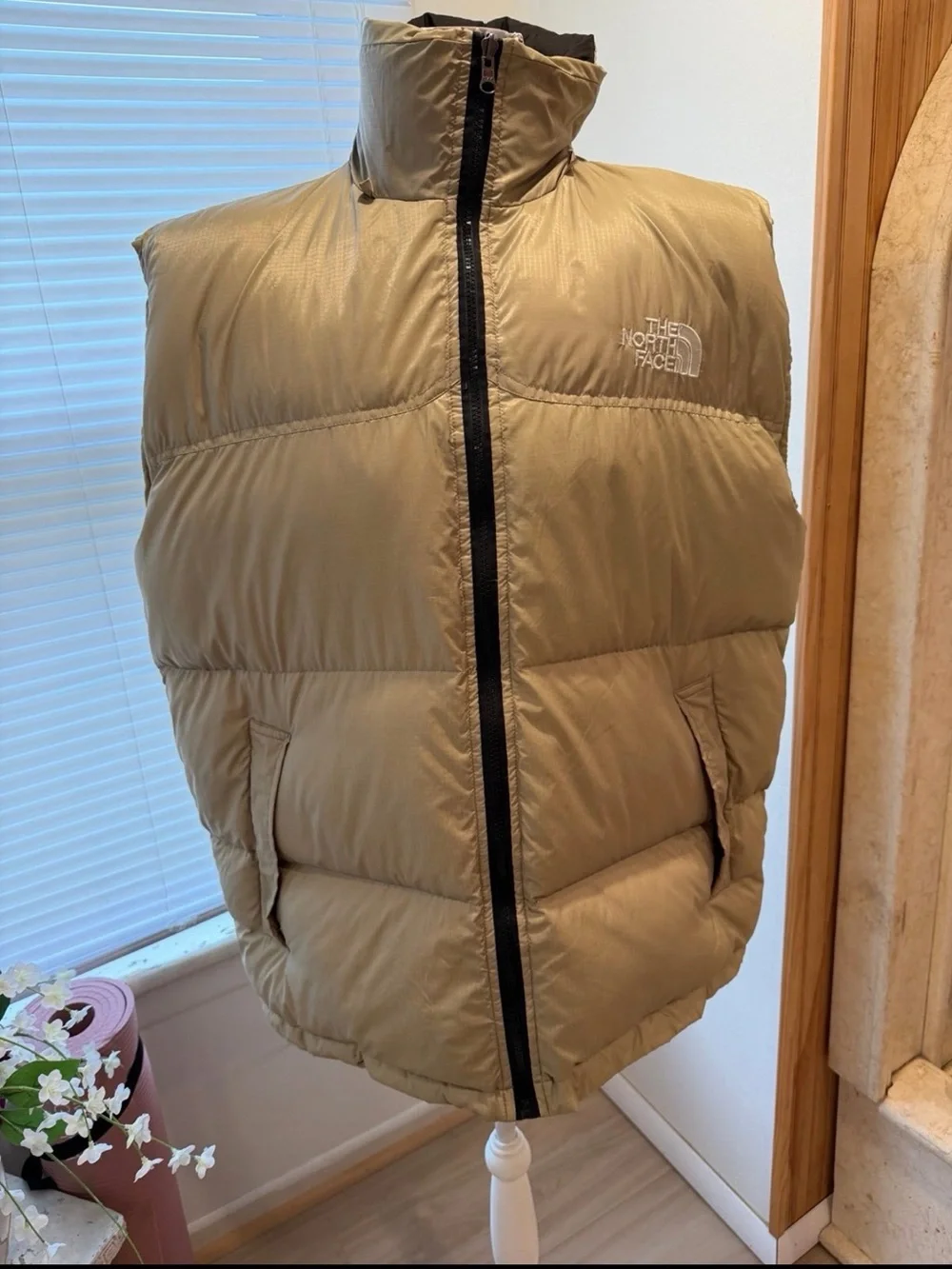 The North Face Men’s Tan Insulated Puffer Vest